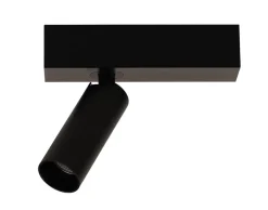 A block slim enkel spot med base 2700K 9,1 Watt - Dimbar