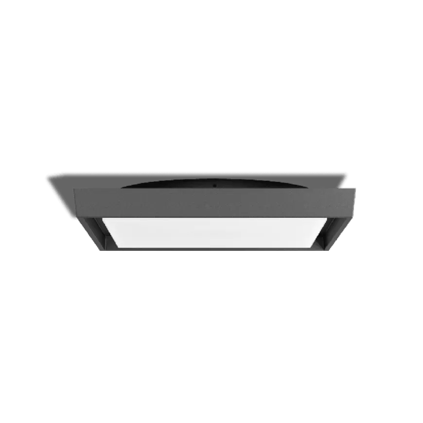 Ancha square tak/vegg utendørs IP54 30W - Mørk grå