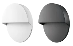 Arlon round vegglampe utendørs 10W 2700 Kelvin IK10 IP65 - Dimbar