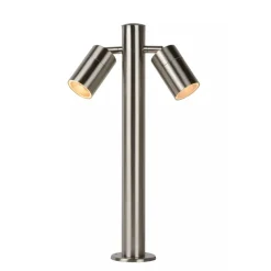 Arne pullert utendørs 2 arm IP44 GU10 50 cm - Satin Krom