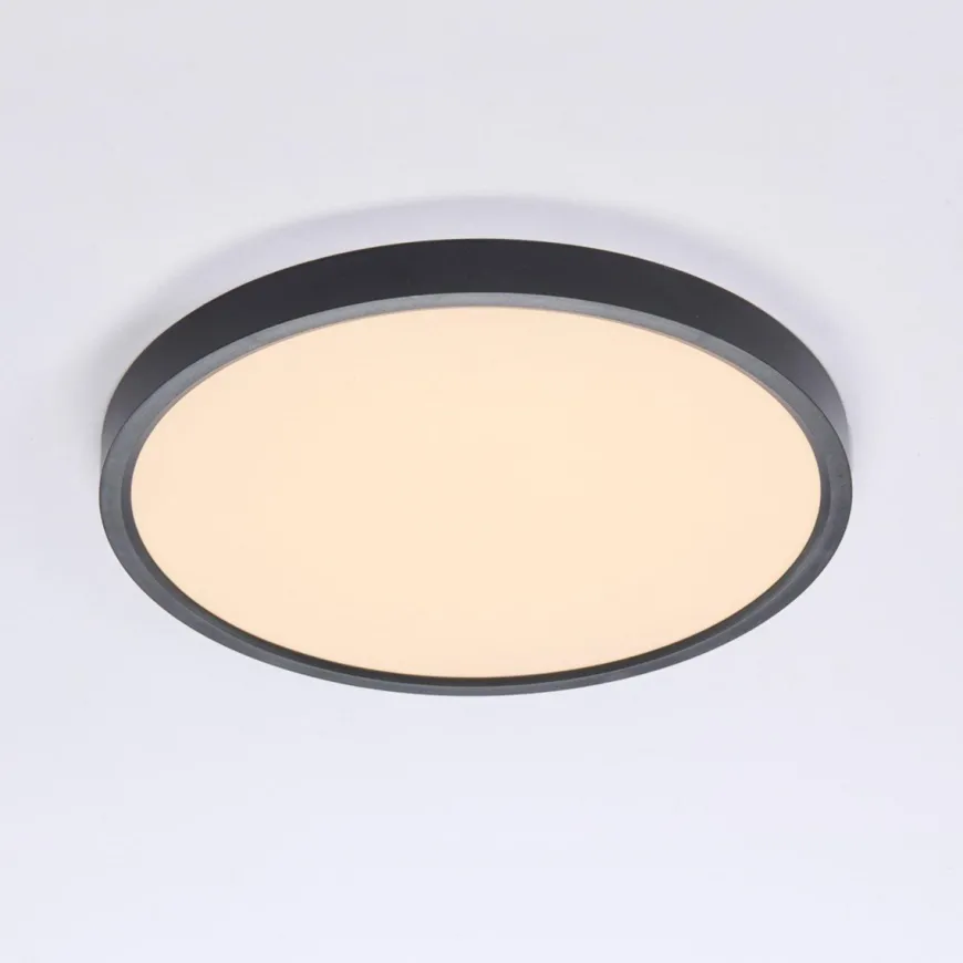 Astor taklampe 23 cm 18W 3-step dim - Svart