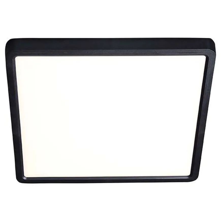 Astor taklampe 30x30 cm 2800K 24W Dimbar - Svart