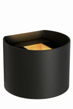 Axi round vegglampe opp/ned baderom IP54 6 watt 2700 Kelvin - Svart