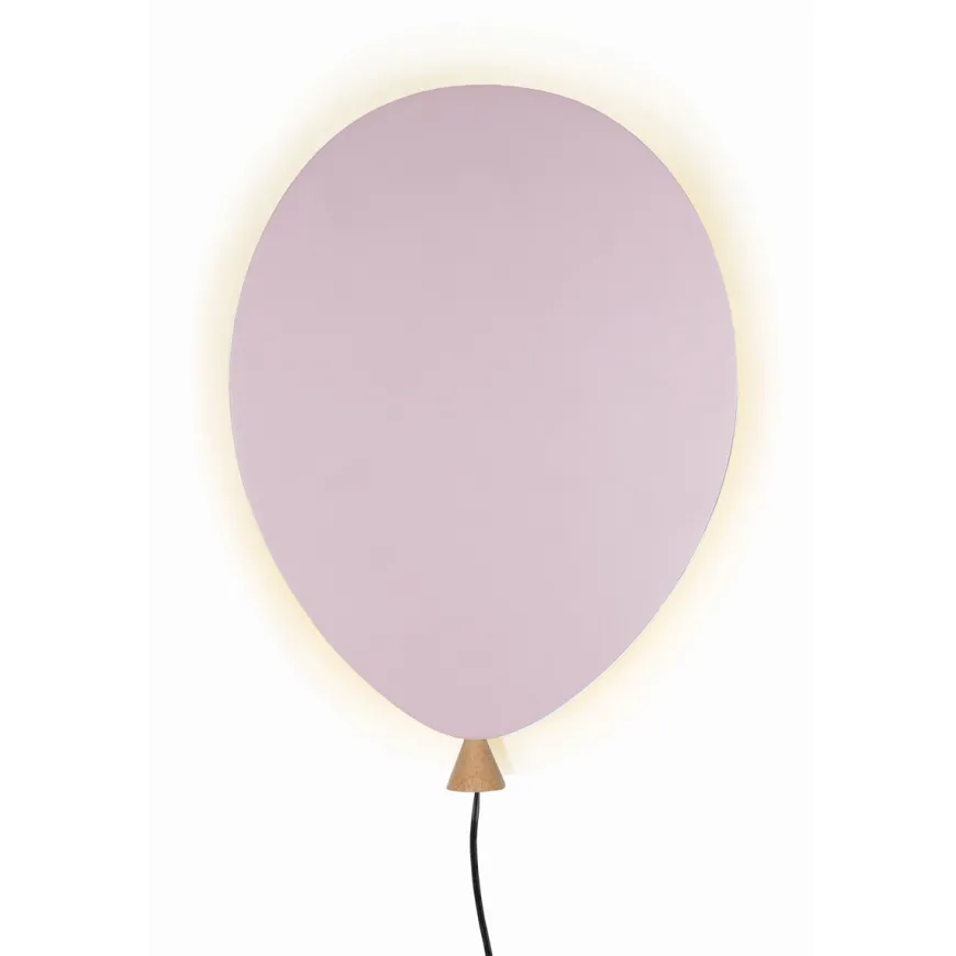 Balloon vegglampe - Rosa