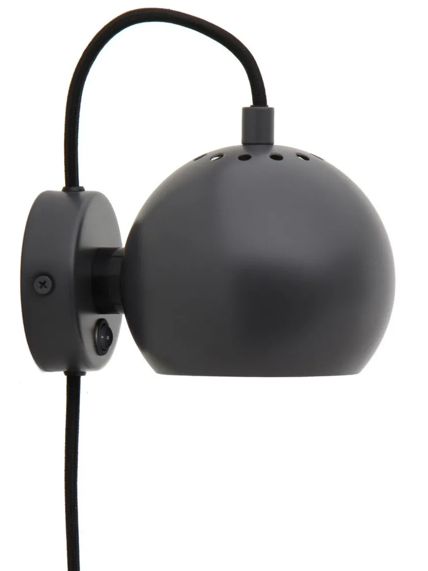 Ball vegglampe Ø12 cm