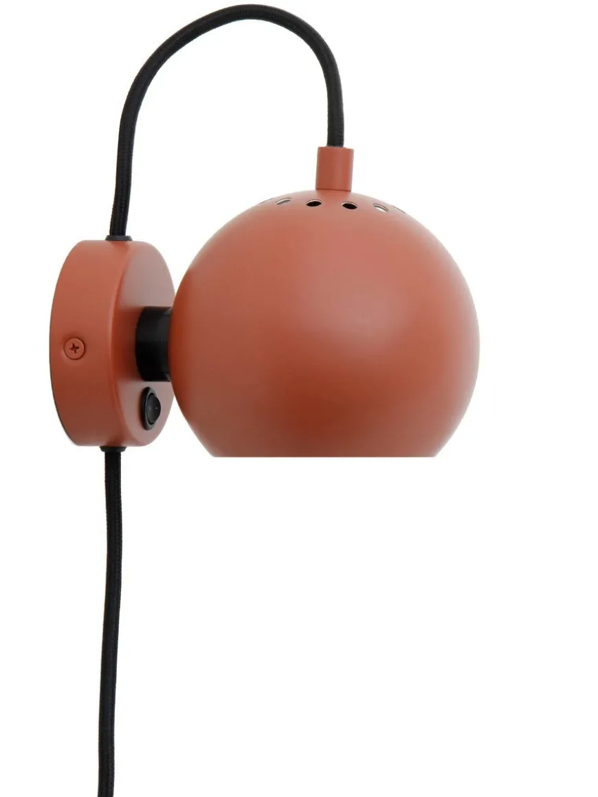 Ball vegglampe Ø12 cm