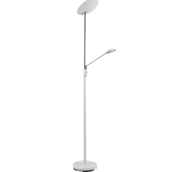 Bergamo gulvlampe m/lesearm 28+5W 183 cm 3000 Kelvin - Dimbar