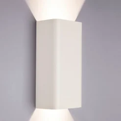 Bergen vegglampe opp/ned lys - Hvit
