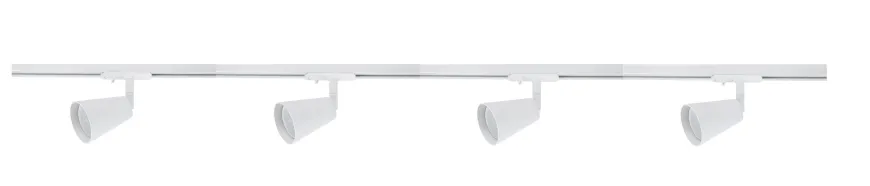 Bocca spotskinne 4 spotter 2 meter - Pure white