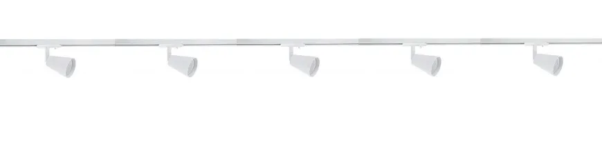 Bocca spotskinne 5 spotter 2 meter - Pure white