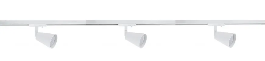 Bocca spotskinne 3 spotter 1 meter - Pure White