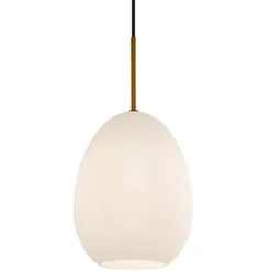 Bodø takpendel 20 cm - Opal hvit