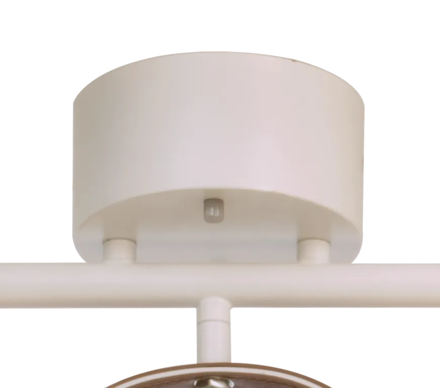 Bow taklampe - Hvit/Brun