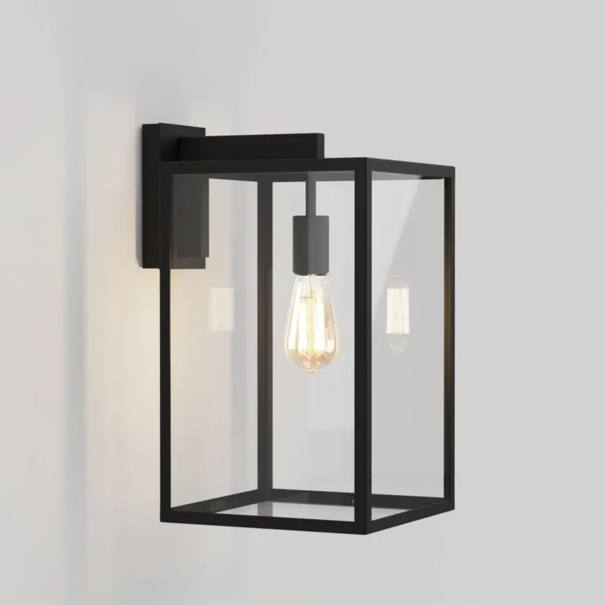 Box Lantern 450 vegglampe utendørs - Svart
