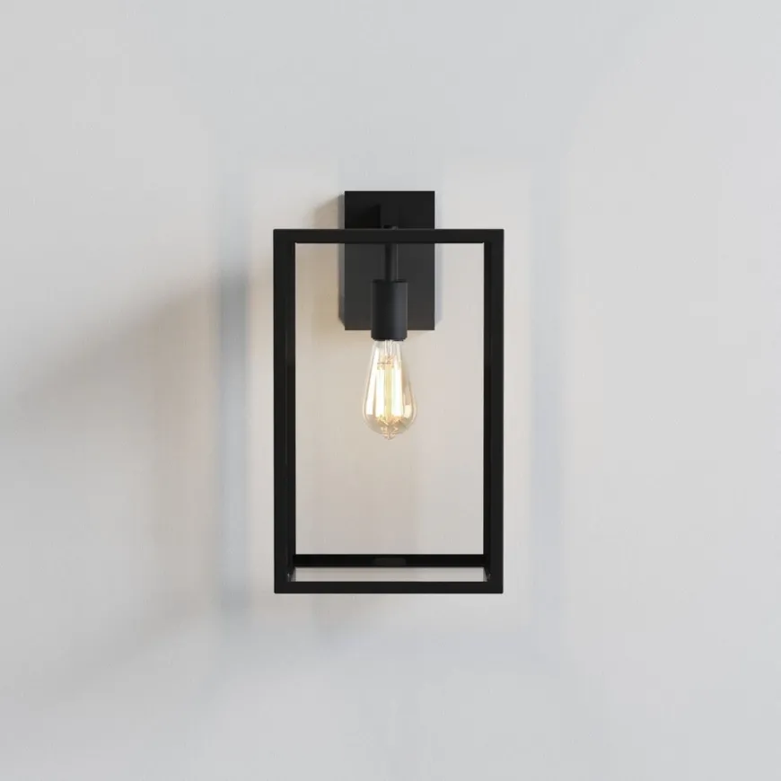 Box Lantern 450 vegglampe utendørs - Svart