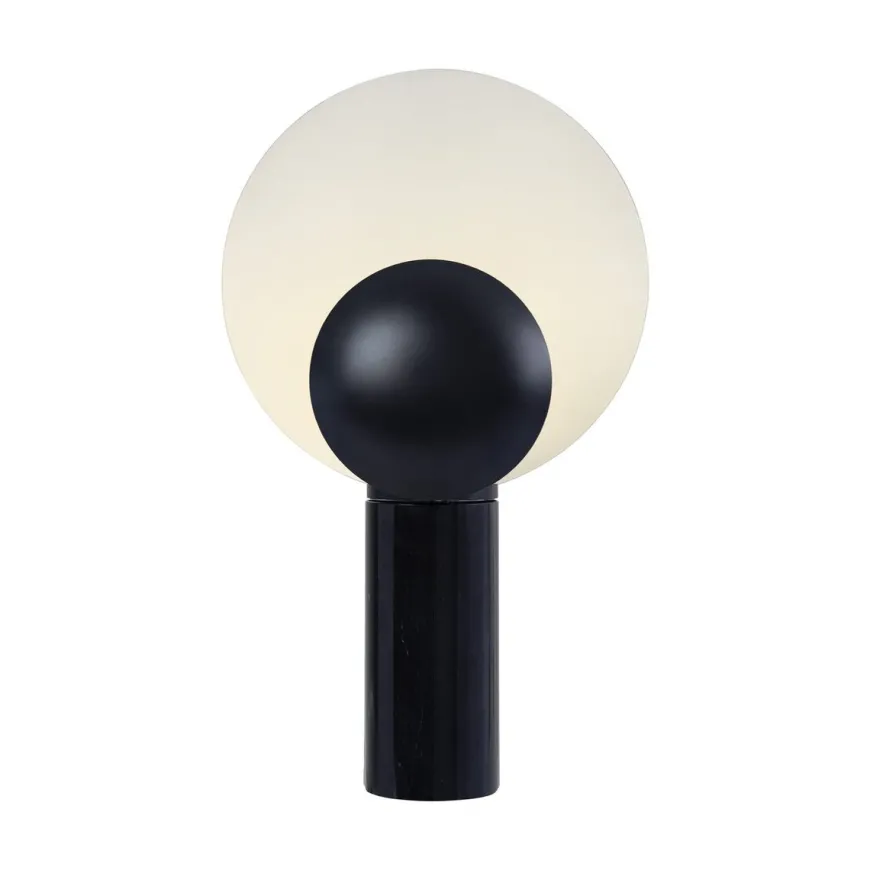 Caché bordlampe - Svart/Marmor