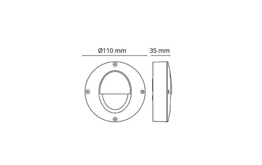 Callisto Wall 4W LED spot