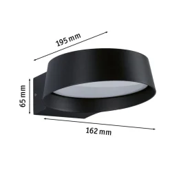 Capea Grand vegglampe utendørs IP44 11,5W 3000 Kelvin