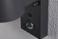 Capea vegglampe utendørs IP44 6W 2200/3000 Kelvin - Sensor