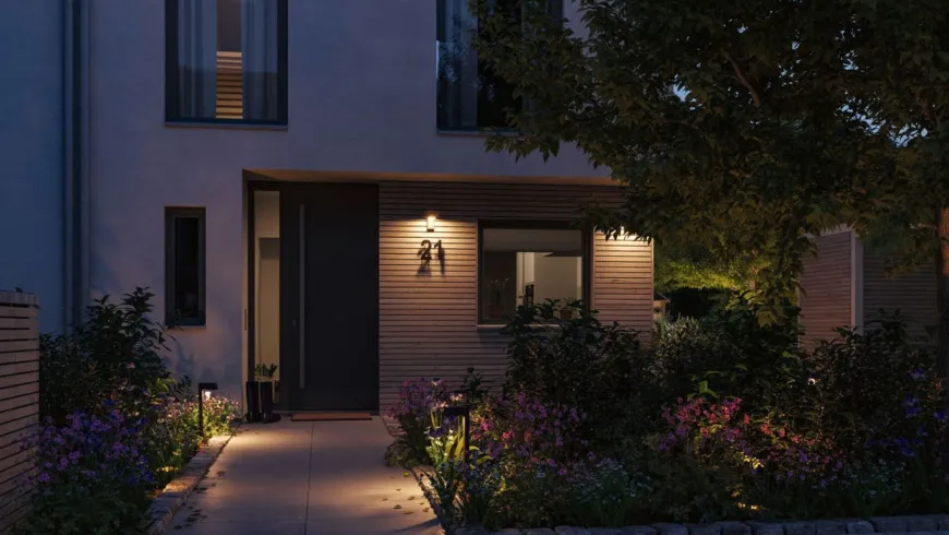 Capea vegglampe utendørs IP44 6W 2200 Kelvin