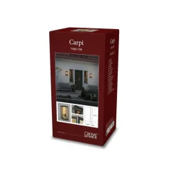 Carpi vegglampe utendørs H40 cm IP44 - Svart/Messing