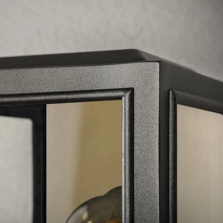 Carpi vegglampe utendørs H30 cm IP44 - Svart/Messing