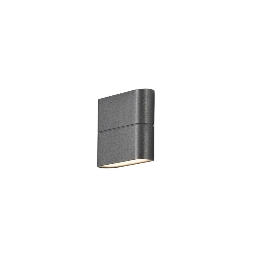 Chieri vegglampe 2x3W LED - Mørk grå