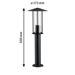 Classic pullert utendørs IP44 4,3W 2200 Kelvin 50 cm