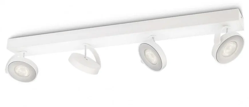 Clockwork myLiving spotskinne hvit warm glow