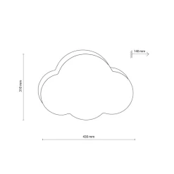 Cloud mini tak/vegglampe
