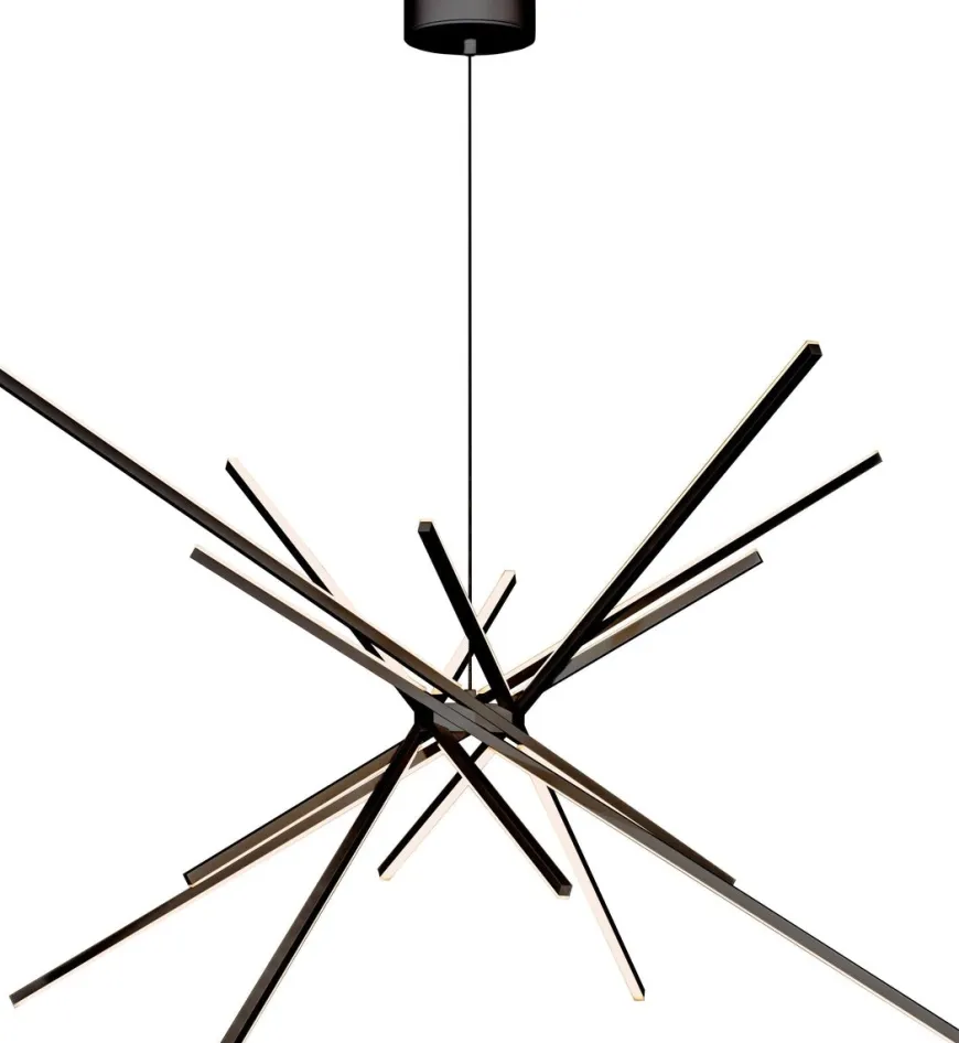 Cluster takpendel 50W Dimbar - Svart