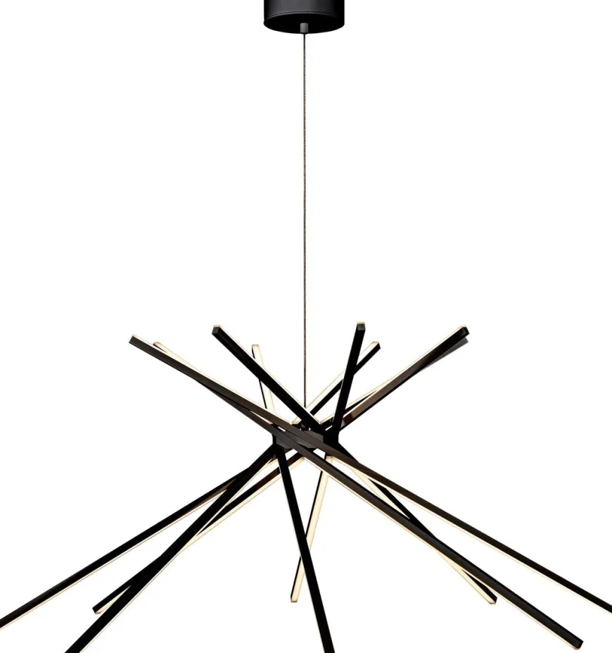 Cluster takpendel 50W Dimbar - Svart