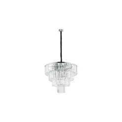 Cristal Lysekrone L - Sølv