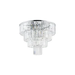 Cristal taklampe L - Sølv