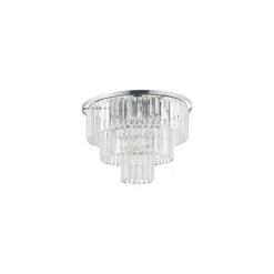 Cristal taklampe M - Sølv