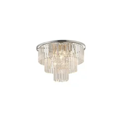 Cristal taklampe M - Sølv