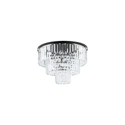 Cristal taklampe M - Svart