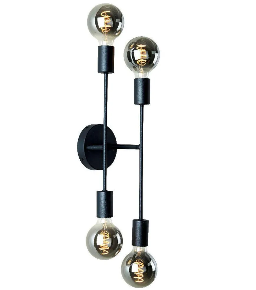 Cross tak/vegglampe 4 lys