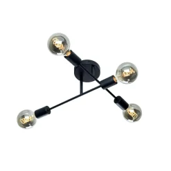Cross tak/vegglampe 4 lys