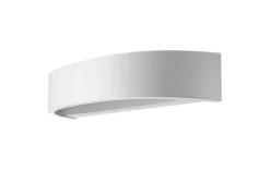 Curve direct vegglampe ned 10W 2700 Kelvin dimbar IP65 - Hvit