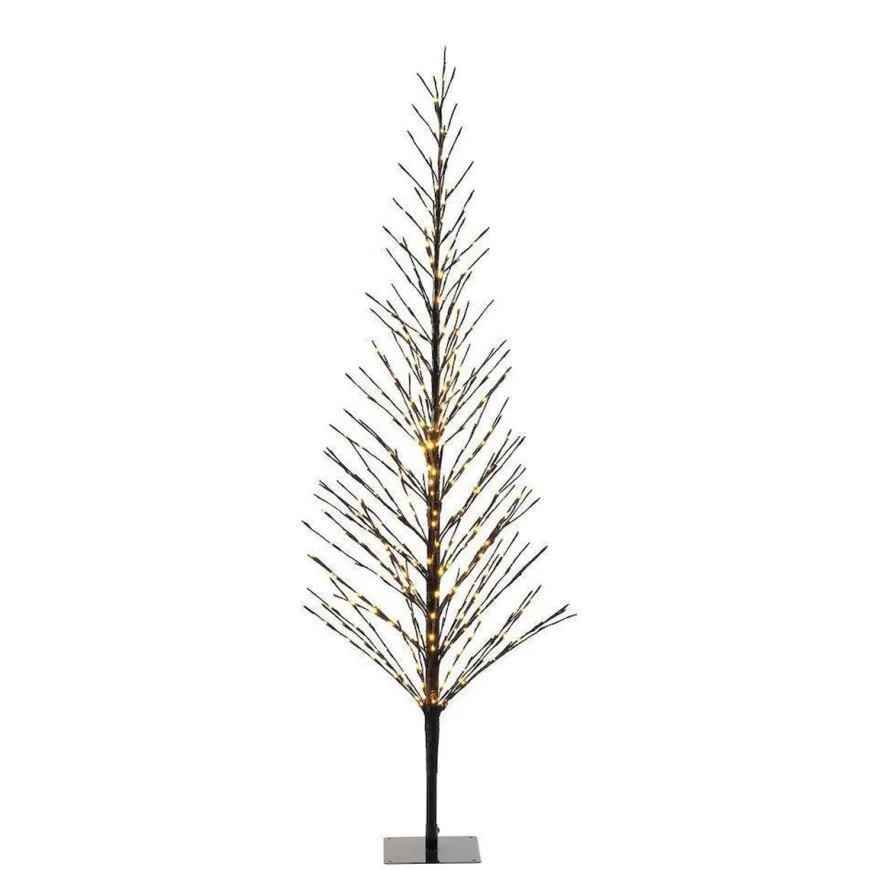 Dekorasjonstre 210 cm med 504 LED amber farget IP44 utendørs