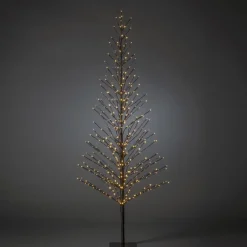 Dekorasjonstre 210 cm med 504 LED amber farget IP44 utendørs