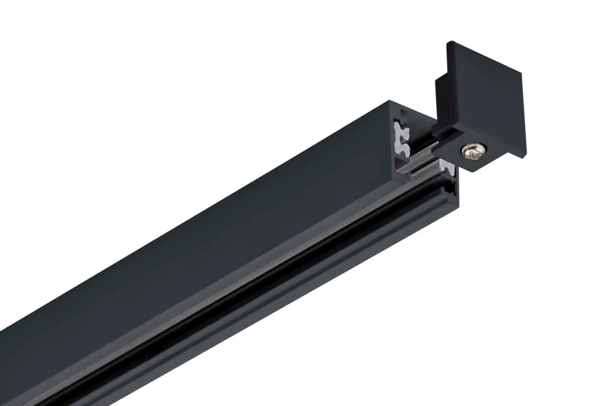 Designline Tube komplett 1.9 meter spotskinne med 4 spotter GU10 - Svart