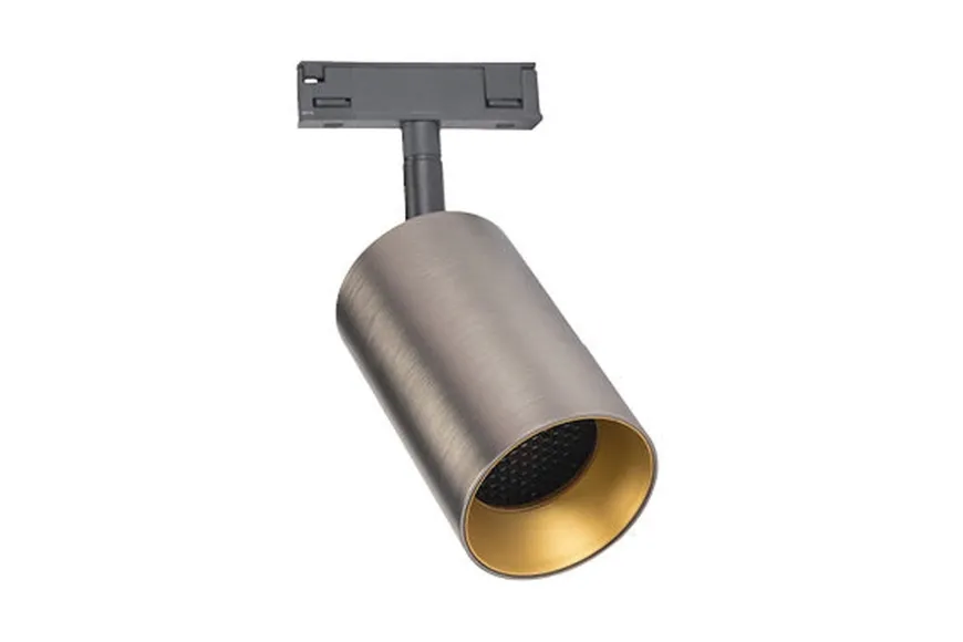 Designline Tube Pro komplett 1.9 meter spotskinne med 4 spotter GU10 - Svart/Titanium