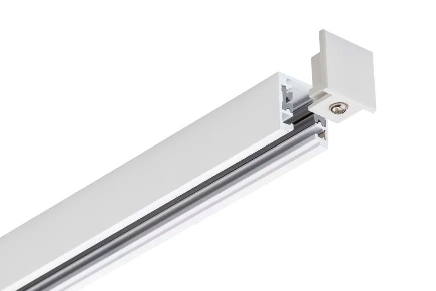 Designline Tube Pro komplett 1,9 meter spotskinne med 3 spotter GU10 - Hvit