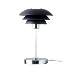 DL16 bordlampe - Krom/Svart