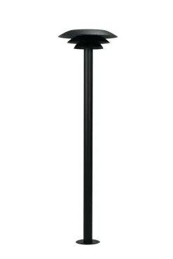 DL25 utendørs stolpe 90 cm IP44 - Svart
