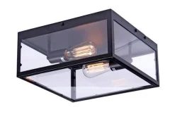 Dovre taklampe 36x36cm - Svart