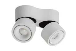 Easy mini W275 Double takspot 2x7W 2700K Dimbar - Hvit