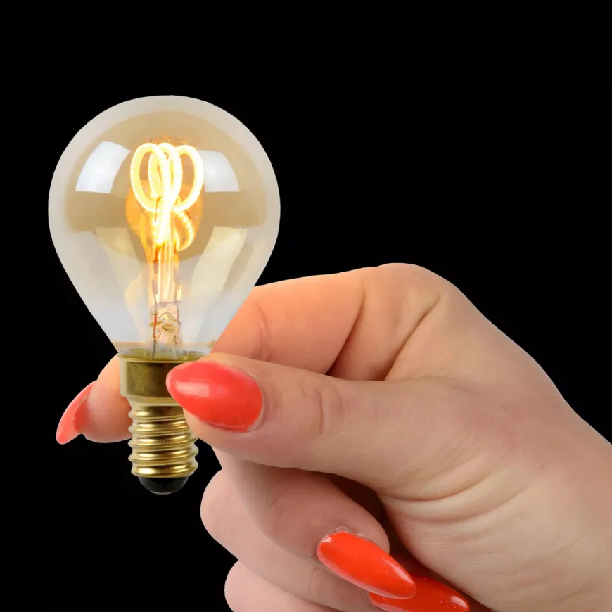 E14 Filament 3W 2200k - Amber